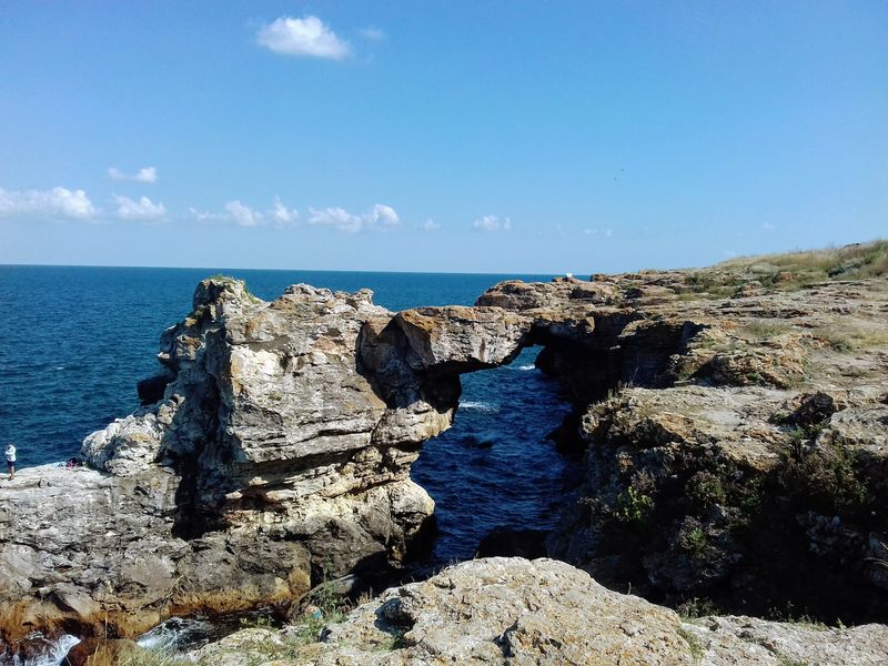 Tyulenovo rock bridge Black Sea
