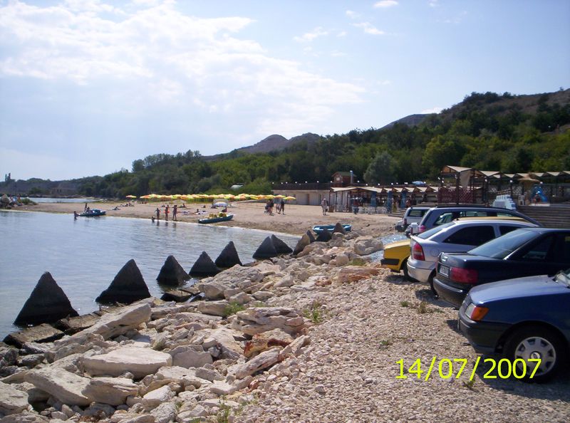 Topola village beach Black Sea