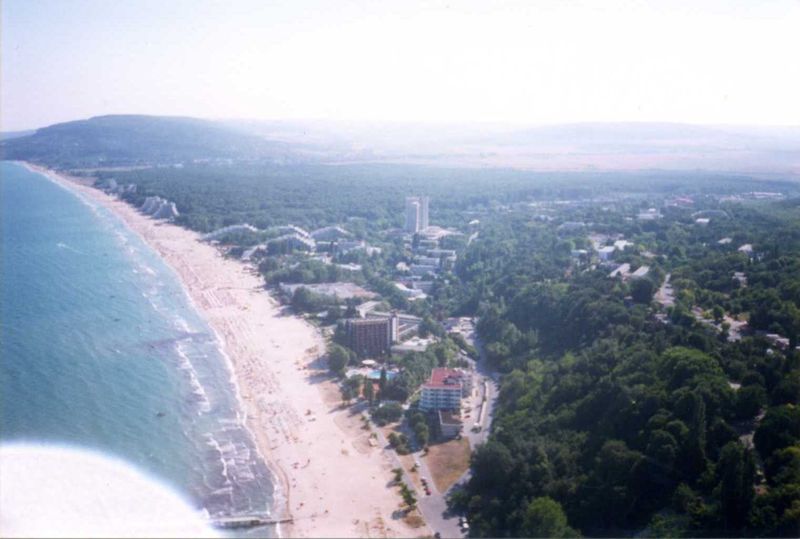 Albena aerial view resort